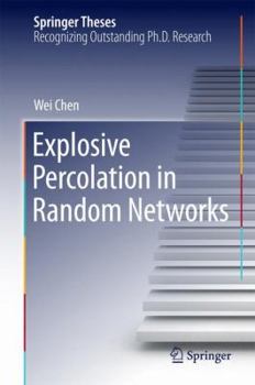 Hardcover Explosive Percolation in Random Networks Book