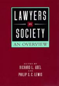 Paperback Lawyers in Society Book