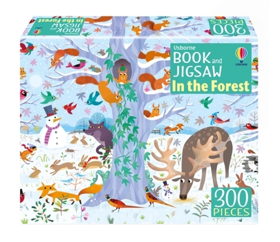 Paperback Usborne Book and Jigsaw In the Forest Book