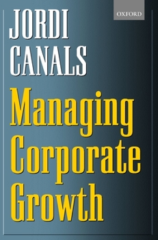 Hardcover Managing Corporate Growth Book