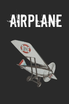 Paperback AIRPLANE Lined Notebook Book