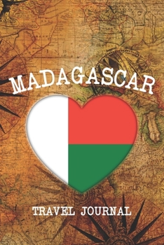 MADAGASCAR: 6x9 Travel planner I Road trip planner I Dot grid journal I Travel notebook I Travel diary I Pocket journal I Gift for Backpacker