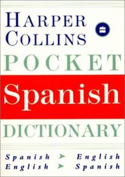 Paperback Harper Collins Spanish Pocket Dictionary Book