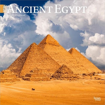 Calendar Ancient Egypt 2026 12 X 24 Inch (Hanging) Monthly Square Wall Calendar Plastic-Free Book