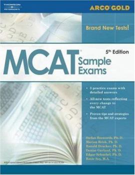 Paperback Gold MCAT Sample Exams, 5th Ed Book