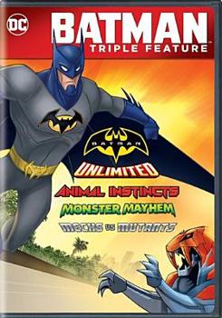 DVD Batman: Unlimited Triple Feature Book