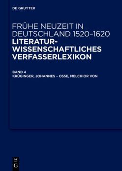 Hardcover Kruginger, Johannes - Osse, Melchior Von [German] Book