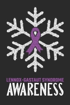 Paperback Lennox-Gastaut Syndrome Awareness: Christmas Snowfall College Ruled Lennox-Gastaut Syndrome Awareness Journal, Diary, Notebook 6 x 9 inches with 100 P Book