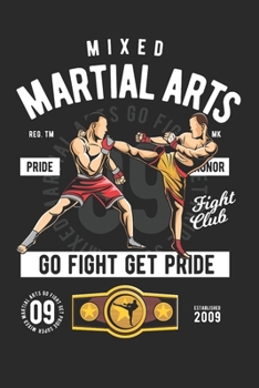 Mixed Martial Arts: notebook a5 notebook a5 lined notebook a5 softcover notebook a5 lined notebook