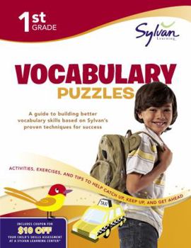 Paperback 1st Grade Vocabulary Puzzles Book