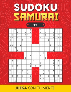 Paperback Sudoku Samurai 11: Collection de 100 Sudokus Samoura? pour Adultes Facile et Difficile Id?al pour augmenter la m?moire et la logique 1 Gr [French] Book