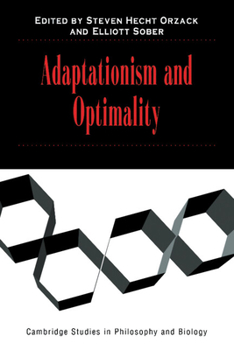 Hardcover Adaptationism and Optimality Book