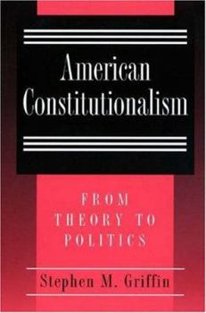 Hardcover American Constitutionalism Book