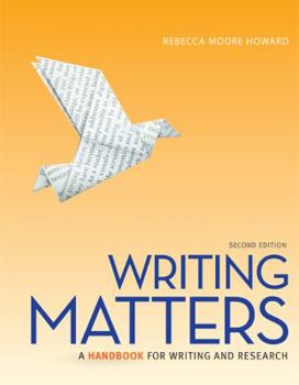 Hardcover Writing Matters 2e, Tabbed (Spiral) with Connect Composition for Writing Matter 2e Tabbed Book