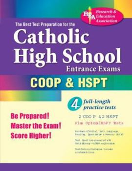Paperback COOP & HSPT (Rea) - The Best Test Prep: For the Cooperative Admissions Exam & High School Placement Test Book