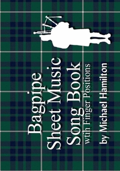 Paperback Bagpipe Sheet Music Book With Finger Positions Book