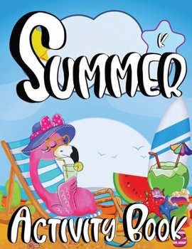 Paperback Summer Activity Book for Kindergarten Kids Book