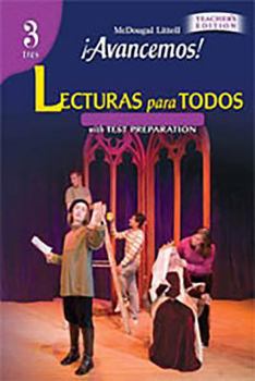 Paperback Lecturas Para Todos (Student) with Audio CD [Spanish] Book