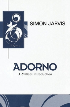Paperback Adorno: A Critical Introduction Book