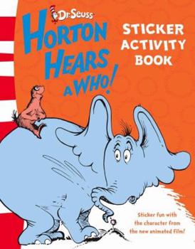 Paperback Sticker Activity Book (Horton Hears a Who) Book