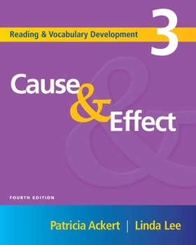 Paperback Reading and Vocabulary Development 3: Cause & Effect Book