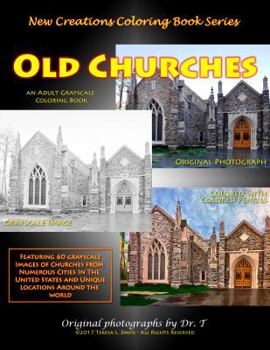 Paperback New Creations Coloring Book Series: Old Churches Book