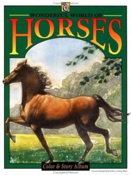 Paperback Wonderful World of Horses Book