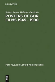 Hardcover Posters of GDR films 1945 - 1990 [German] Book