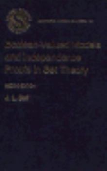Hardcover Boolean-Valued Models and Independence Proofs in Set Theory Book