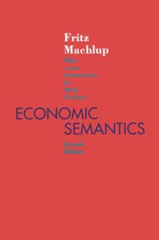 Paperback Economic Semantics Book