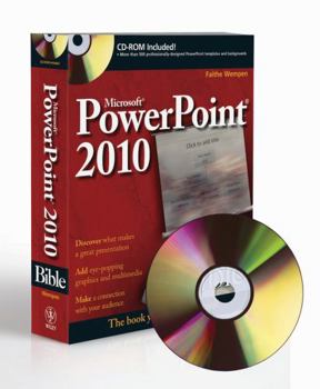 Hardcover Microsoft PowerPoint 2010 Bible [With CDROM] Book