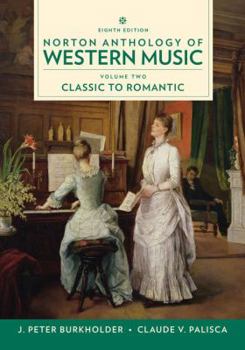 Spiral-bound Norton Anthology of Western Music Book