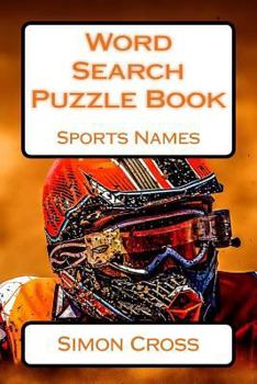 Paperback Word Search Puzzle Book Sports Names Book