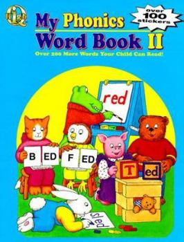 Paperback My Phonics Word Book II [With Peel-Off Stickers] Book