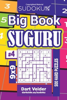 Paperback Sudoku Big Book Suguru - 500 Hard Puzzles 9x9 (Volume 4) Book