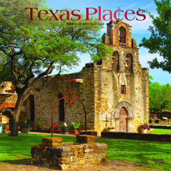 Calendar Texas Places 2023 Square Foil Book