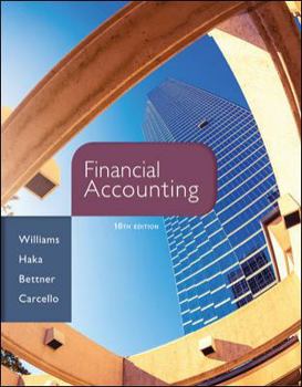 Hardcover Financial Accounting. Jan R. Williams, Susan F. Haka, Mark S. Bettner, Joseph V. Carcello Book
