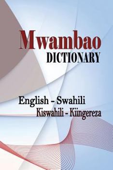 Paperback Mwambao Dictionary Book