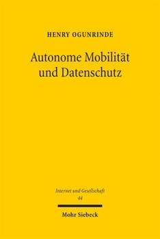 Paperback Autonome Mobilitat Und Datenschutz [German] Book