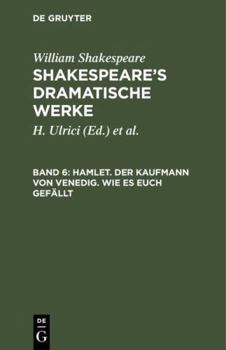 Hardcover Hamlet. Der Kaufmann von Venedig. Wie es euch gefällt [German] Book