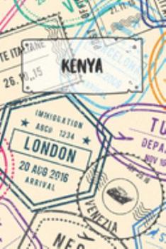 Kenya: Dotted Travel Diary Notebook or Journey Dotted Grid Journal - Holiday Trip Pocketbook for Men and Women with Dots