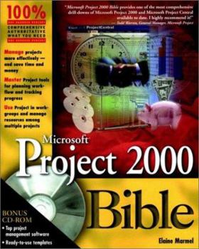 Paperback Microsoft Project 2000 Bible Book
