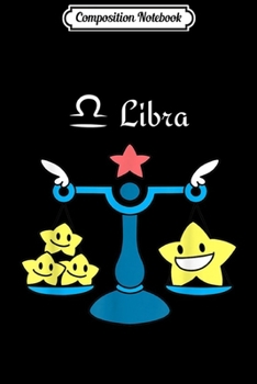 Composition Notebook: Cute Libra Anime Horoscope Kawaii Zodiac signs Astrology  Journal/Notebook Blank Lined Ruled 6x9 100 Pages