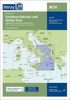 Map M30 Southern Adriatic and Ionian Seas Book