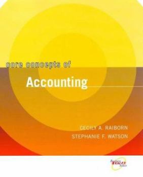 Hardcover Core Concepts Version of Survey of Accounting Book