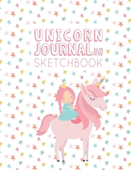 Unicorn Sketchbook and Journal : Drawing Pad for Kids Girls (a Large Size Journal, 8. 5 X 11 , 130 Pages, Blank Paper for Drawing and Sketching)