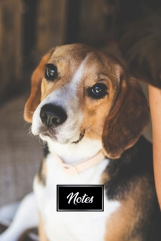 Beagle Dog Pup Puppy Doggie Notebook Bullet Journal Diary Composition Book Notepad - Dreamy Looking: Cute Animal Pet Owner Composition Book with 100 Unruled Plain Blank Paper Pages in 6 x 9 Inch