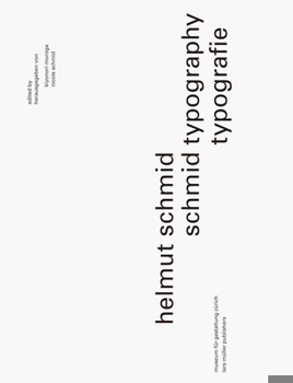 Hardcover Helmut Schmid: Typography Book