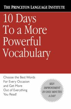 Paperback 10 Days to a More Powerful Vocabulary Book