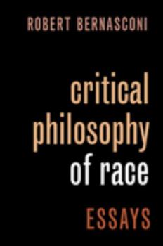 Paperback Critical Philosophy of Race: Essays Book